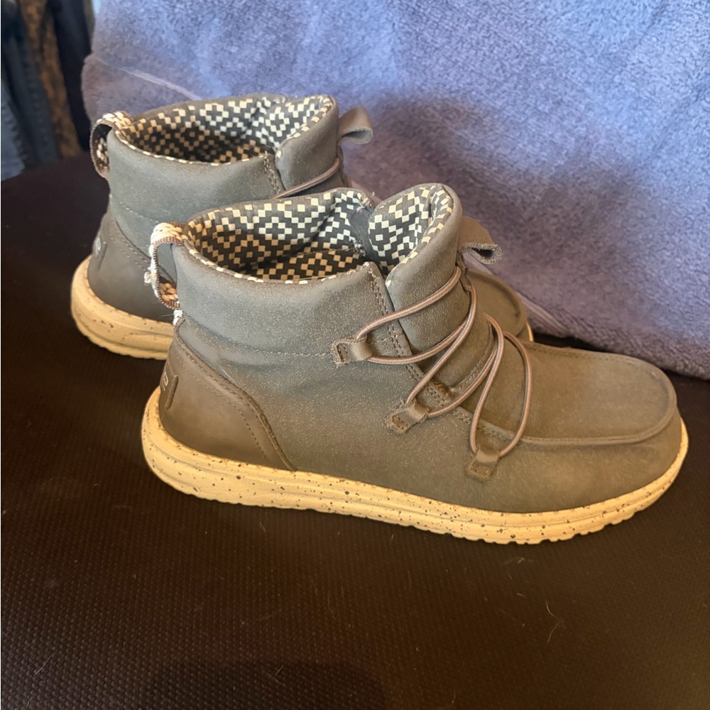 Hey Dude Gray Ankle Boots
